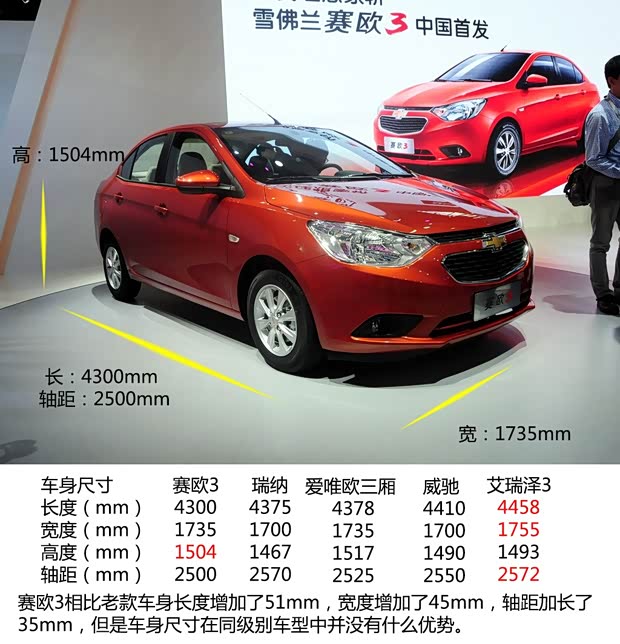 通用雪佛蘭 賽歐 2015款 賽歐3 1.5L 手動幸福版