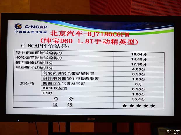 北京汽车 绅宝D60 2014款 1.8T 手动精英型