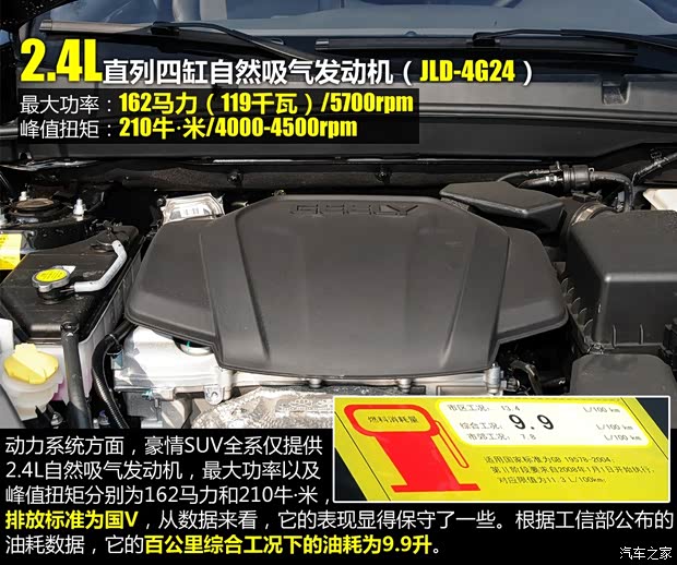 吉利汽车 豪情SUV 2014款 2.4L 自动两驱尊贵型 吉利汽车 豪情SUV 2014款 2.4L 自动两驱尊贵型