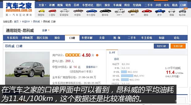 通用别克 昂科威 2014款 28T 四驱全能旗舰型