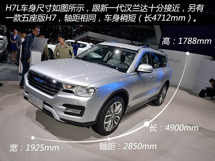 长城汽车哈弗h72015款h7l基本型宝沃bx5和新h6图片