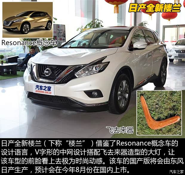 东风日产 楼兰 2015款 基本型