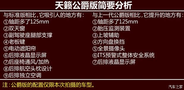 日产东风日产天籁2014款 公爵 2.5L VIP基本型 日产东风日产天籁2014款 公爵 2.5L VIP基本型