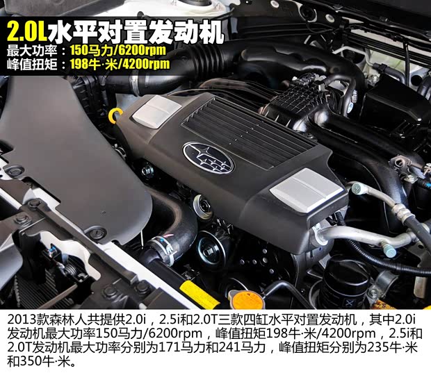 斯巴鲁斯巴鲁森林人2013款 2.0i 自动豪华版