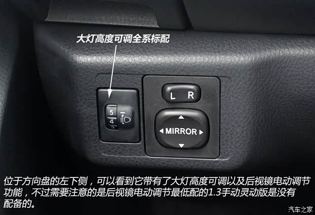 丰田广汽丰田YARiS L 致炫2014款 1.3 手动灵动版 丰田广汽丰田YARiS L 致炫2014款 1.3 手动灵动版