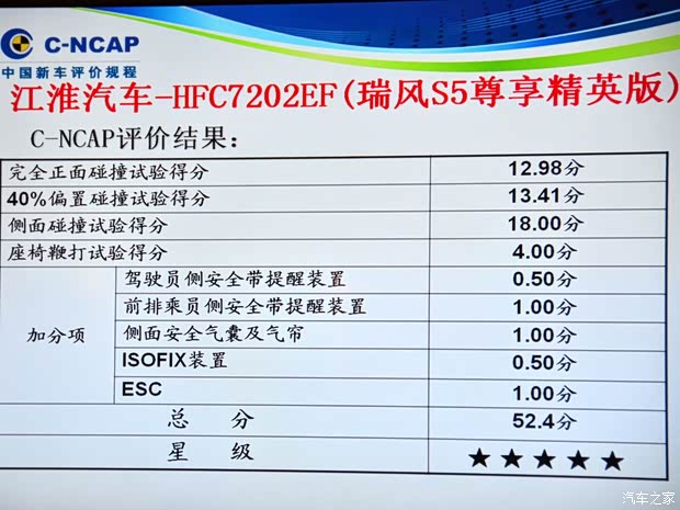 江淮江淮汽车瑞风S52013款 2.0T 手动尊享版