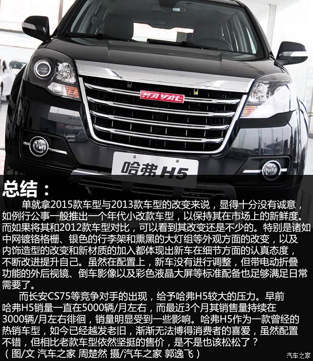 长城汽车 哈弗H5 2015款 2.0T 手动四驱精英型