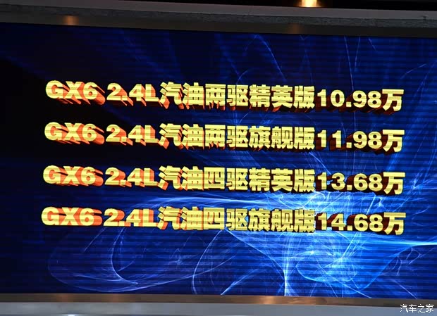 廣汽吉奧 吉奧GX6 2015款 2.4L 四驅(qū)旗艦版