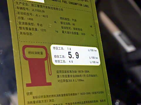 2015�� 1.5L �ֶ���Ӣ��