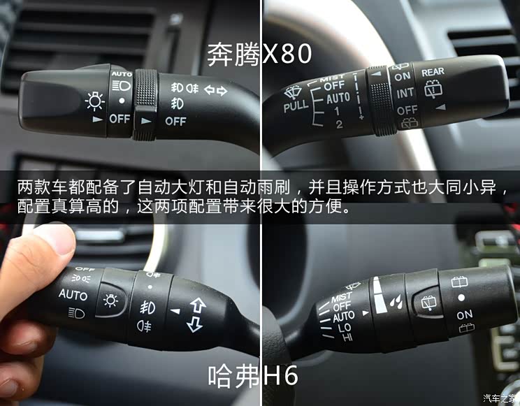 向标杆发起挑战奔腾x80对比长城哈弗h6