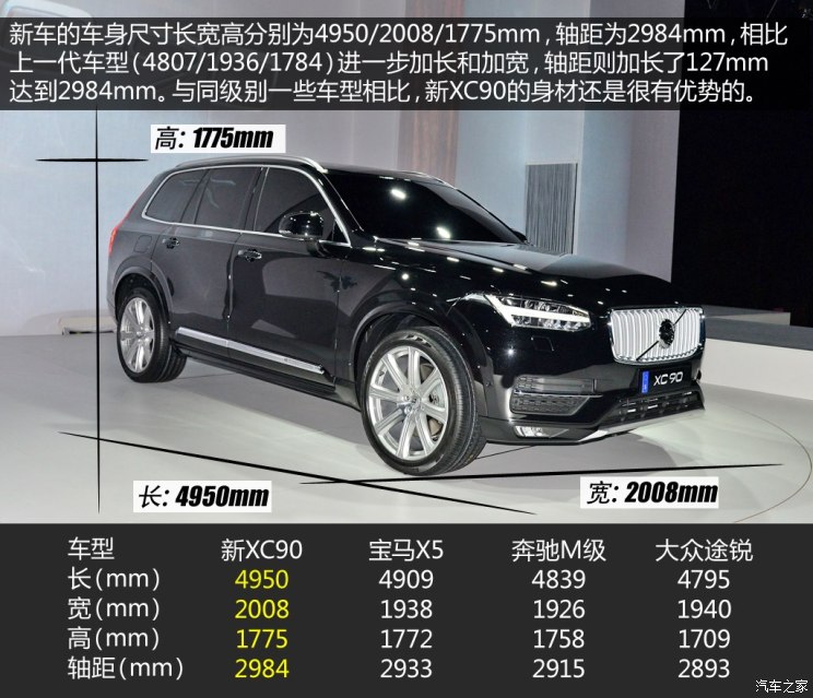 新一代极简设计 全新沃尔沃xc90图解